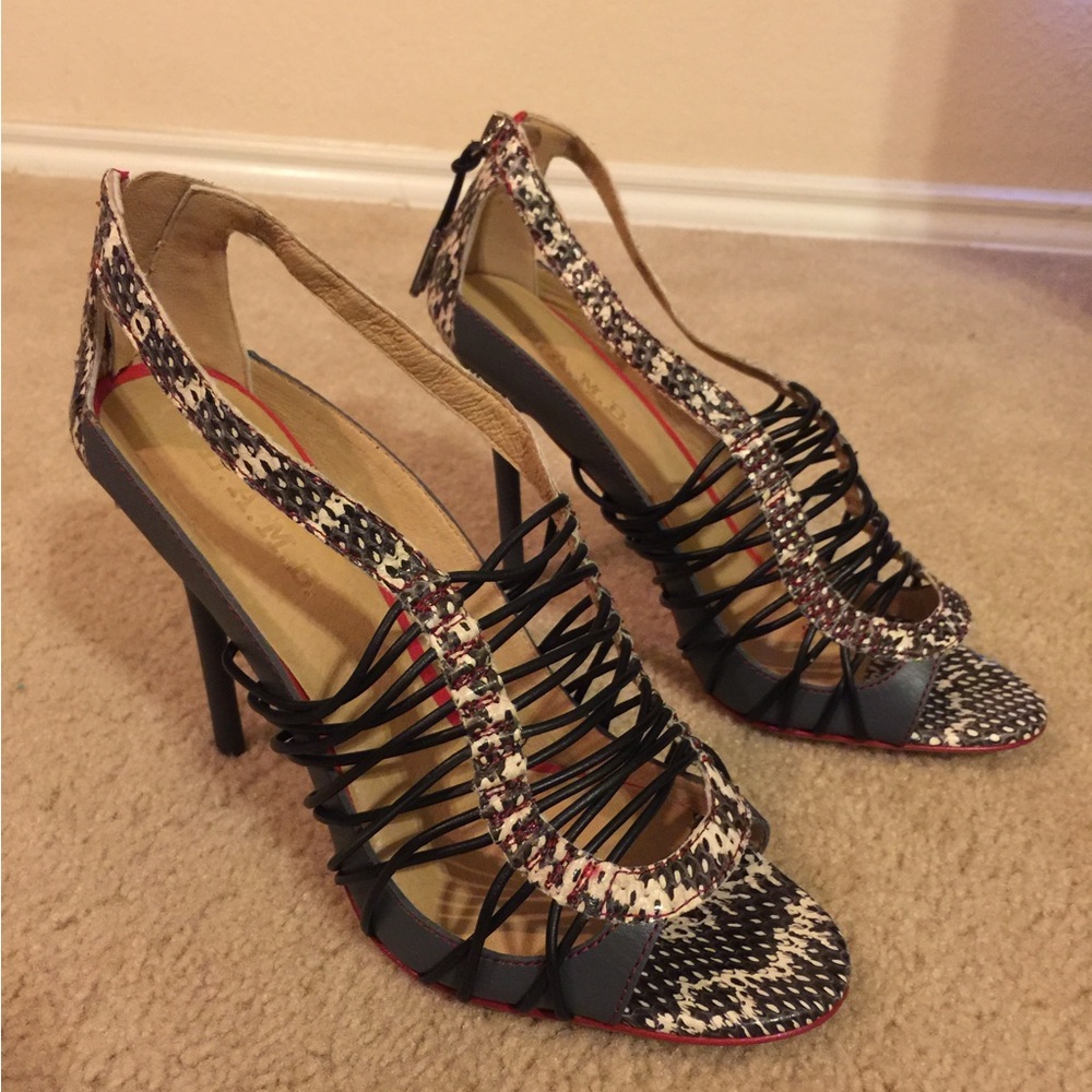 L.A.M.B.  9 US High Heels Sandals Multi NEW